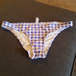Aerie Gingham Bikini Bottoms